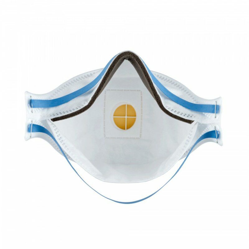 3M 9322A+ Flat Fold P2 Dust Mask With Valve (10 Pack) - Image 3