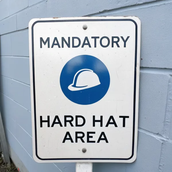 Hard Hat Area Sign