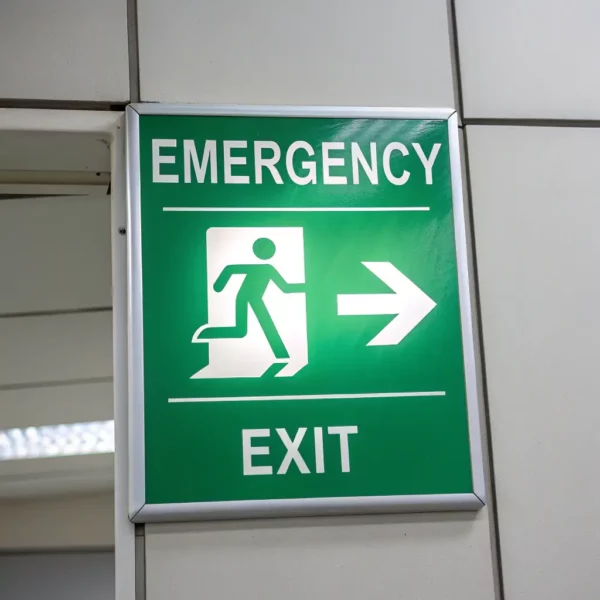 Emergency Exit Sign