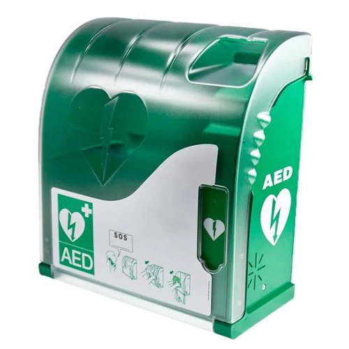 FastAid Outdoor Alarmed Defibrillator Cabinet