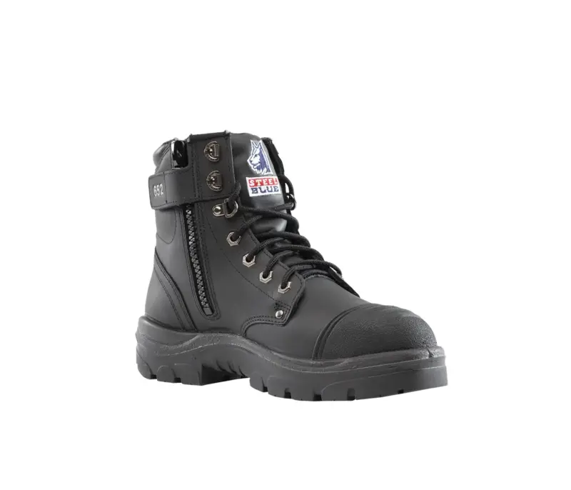 Men's Steelblue Argyle Zip: Scuff Cap Safety Boot - Image 32