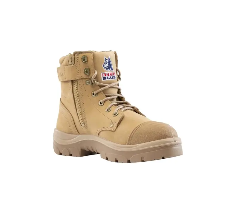 Men's Steelblue Argyle Zip: Scuff Cap Safety Boot - Image 11