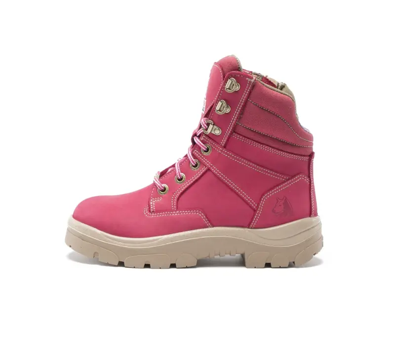 Steelblue Southern Cross Zip Ladies Boots Pink - Image 9