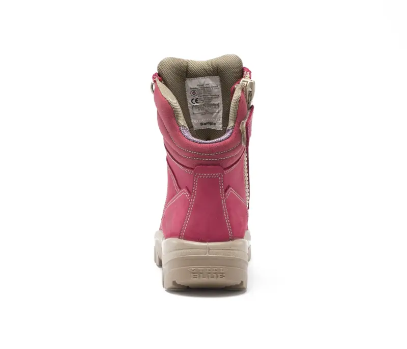Steelblue Southern Cross Zip Ladies Boots Pink - Image 7
