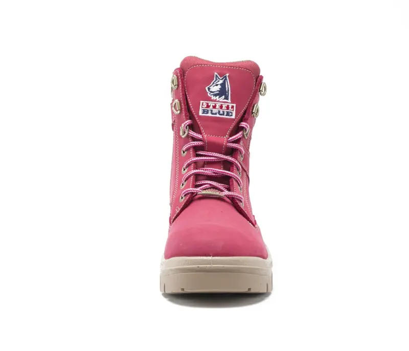 Steelblue Southern Cross Zip Ladies Boots Pink - Image 11