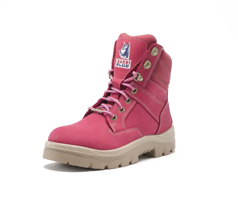 Steelblue Southern Cross Zip Ladies Boots Pink - Image 10