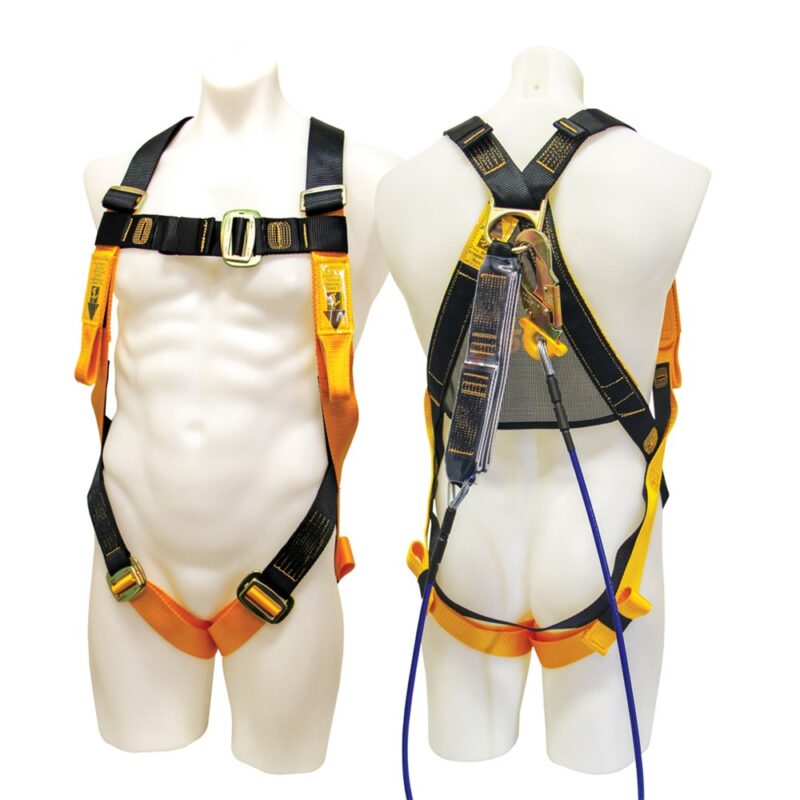B-Safe All Purpose Fall Arrest Harness with 2m Wire Rope Lanyard