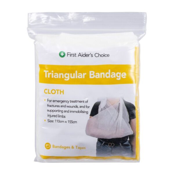 FAC Triangular Cloth Bandage, 110cm x 155cm