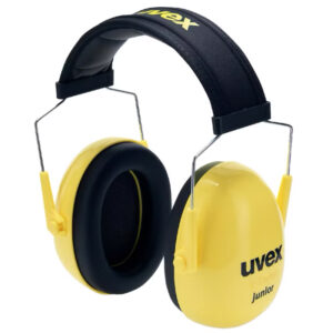 UVEX K JUNIOR EARMUFFS YELLOW SLC80 27dB