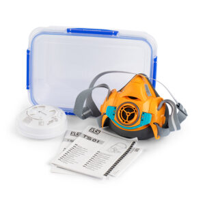 STS KIT TS01 TPE SINGLE FILTER HALF MASK P2 ASBESTOS & SILICA RESPIRATOR KIT