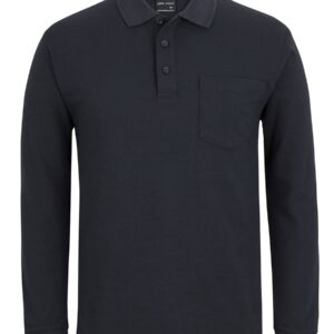 JB's wear JB's 210 L/S POCKET POLO BLACK -3XS