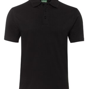 Colours of Cotton C of C JERSEY POLO BLACK -3XS