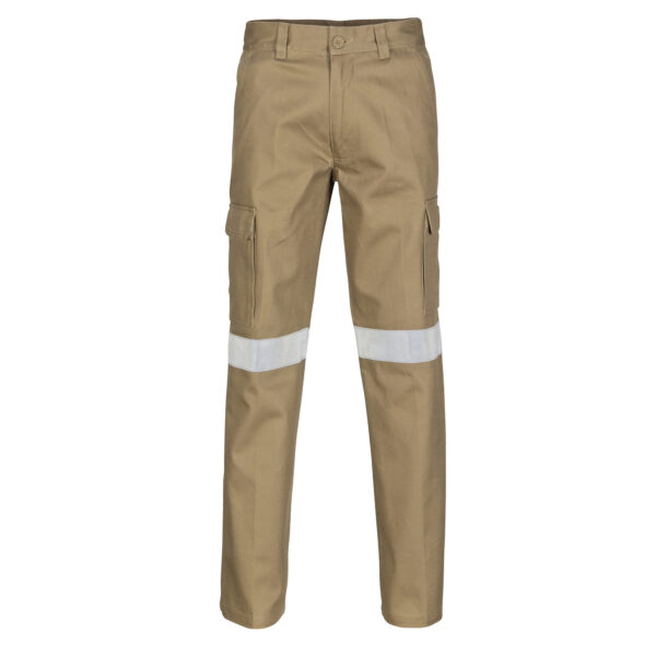 DNC Cotton Drill Cargo Pants With 3M R/Tape