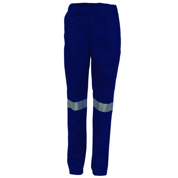 DNC Ladies Cotton Drill Pants With 3M Reflective Tape