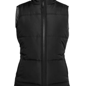 JB's wear JB's LADIES ADV PUFFER VEST BLACK/GREY - 08