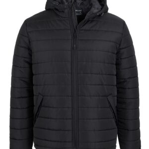JB's wear JB's HOODED PUFFER JACKET BLACK - 3XS