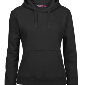 JB's wear JB's  LADIES FLEECY HOODIE  BLACK - 06