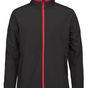 Podium PDM THREE LAYER SOFTSHELL JACKET BLACK/RED-2XS