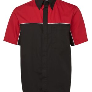 Podium PODIUM MOTO SHIRT BLACK/RED/WHITE-S
