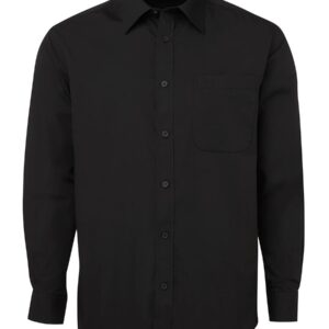 JB's wear JB's L/S POPLIN SHIRT BLACK - S