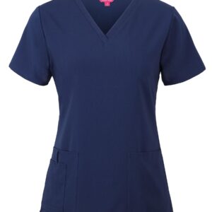JB's wear JB's LADIES NU SCRUB TOP INDIGO - 06