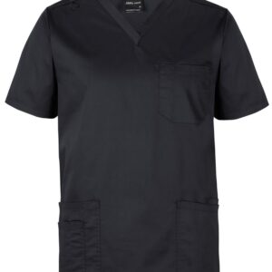 JB's wear JB's UNISEX PREMIUM SCRUBS TOP BLACK - 3XS