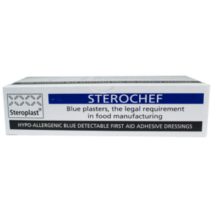 AEROPLAST Premium Detectable Finger Extension Plasters 16 x 2cm Box/50