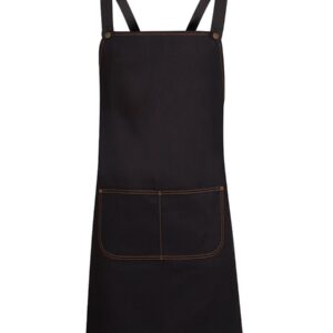 JB's wear JB's CROSS BACK DENIM APRON (WITHOUT STRAP) BLACK