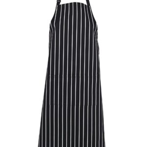 JB's wear JB's BIB STRIPED APRON BLACK/WHITE