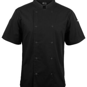 JB's wear JB's S/S SNAP BUTTON CHEFS JACKET BLACK-3XS