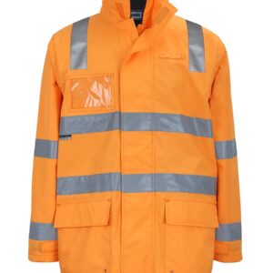 JB's wear JB's AUST. RAIL D+N ZIP OFF SLEEVE L/LINE JACKET ORANGE-2XS