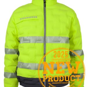 JB's wear JB's HV (D+N) GRAPHENE PUFFER JACKET LIME/CHARCOAL-XS