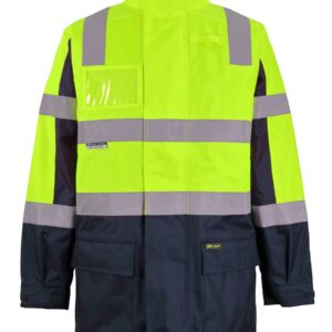 JB's wear JB's HV (D+N) VISIONARY JACKET LIME/NAVY - XS