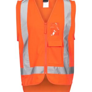 JB's wear JB's HV ZIP (D+N) TTMC-W VEST ORANGE -S