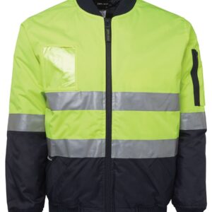 JB's wear JB's HV (D+N) FLYING JACKET LIME/NAVY-2XS