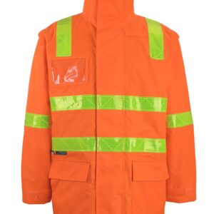 JB's wear JB's VIC ROAD (D+N) ZIP OFF SLEEVE L/LINE JACKET ORANGE-2XS