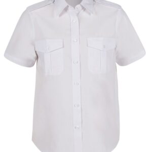 JB's wear JB's LADIES S/S EPAULETTE SHIRT WHITE -08