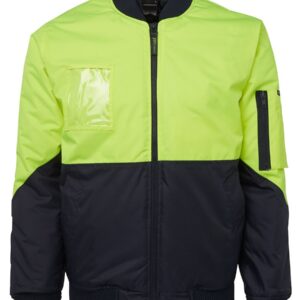 JB's wear JB's HI VIS FLYING JACKET LIME/NAVY - 2XS