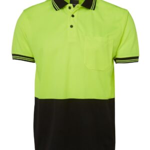JB's wear JB's HV S/S TRAD POLO LIME/BLACK-S