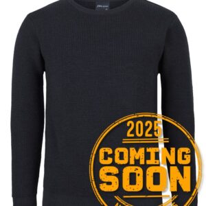 JB's wear JB's CHUNKY CREW NECK JUMPER BLACK - 3XS