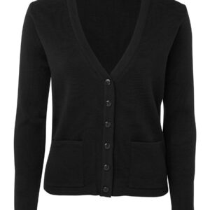 JB's wear JB's LADIES KNITTED CARDIGAN BLACK-08