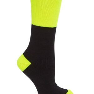 JB's wear JB's WORK SOCK 3 PACK BLACK/LIME - KING