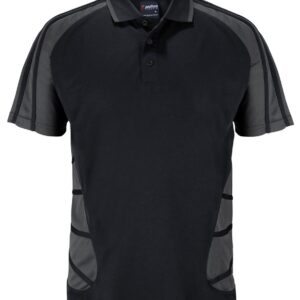 Podium PODIUM ARACHNID POLO BLACK/GUNMETAL - 2XS