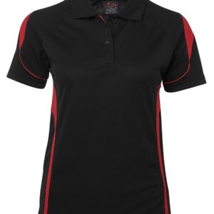 Podium PDM LADIES BELL POLO BLACK/RED - 08