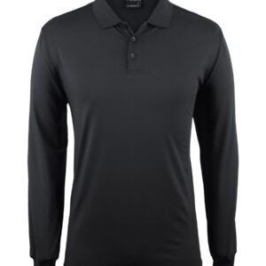 Podium PODIUM L/S STRETCH POLO BLACK - 3XS