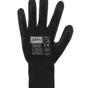 JB's wear JB's BLACK NITRILE BREATHABLE GLOVE (12 PK) - S - 07