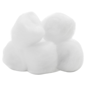 Sterile Large Cotton Balls (50 packs of 5) bag/250