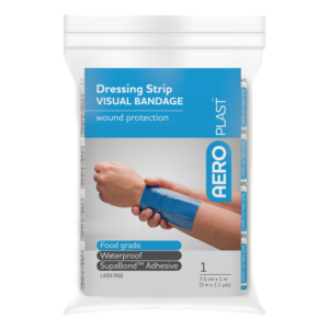 AEROPLAST Premium Visual Dressing Strip 7.5cm x 1M