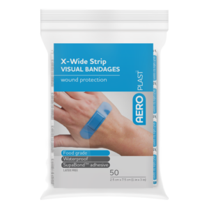 AEROPLAST Premium Visual Strip 7.5 x 2.5cm Bag/50