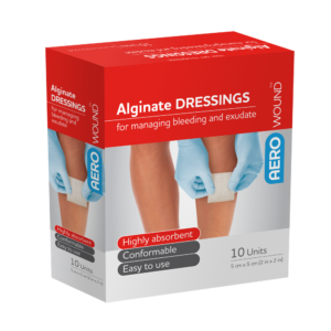 AEROWOUND Alginate Dressing 5 x 5cm Box/10